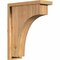 Ekena Millwork Huntington Smooth Corbel w/Backplate, Western Red Cedar, 5 1/2"W x 14"D x 18"H COR06X14X18HUN01SWR - alternate 1